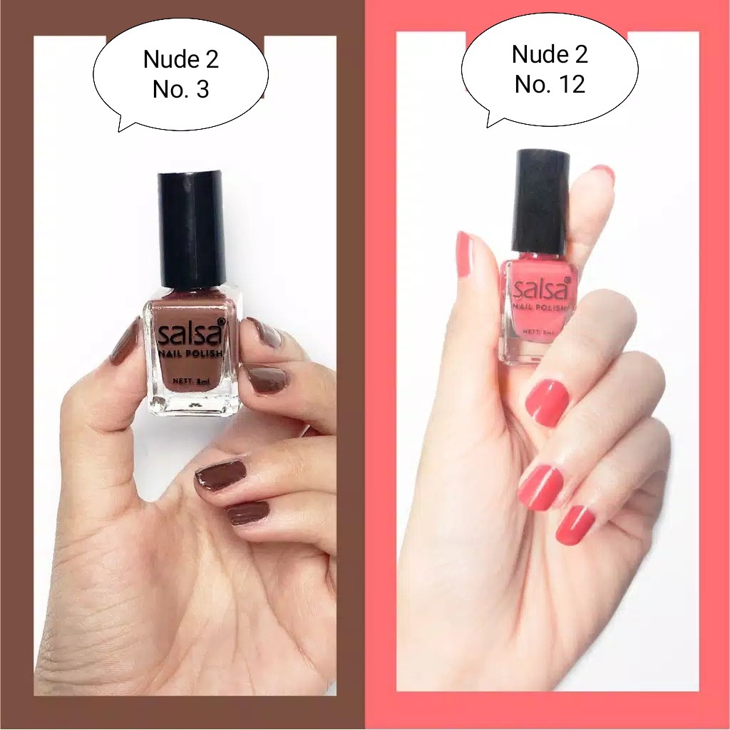 SALSA Nail Polish Nude Series - Kutek 8ml