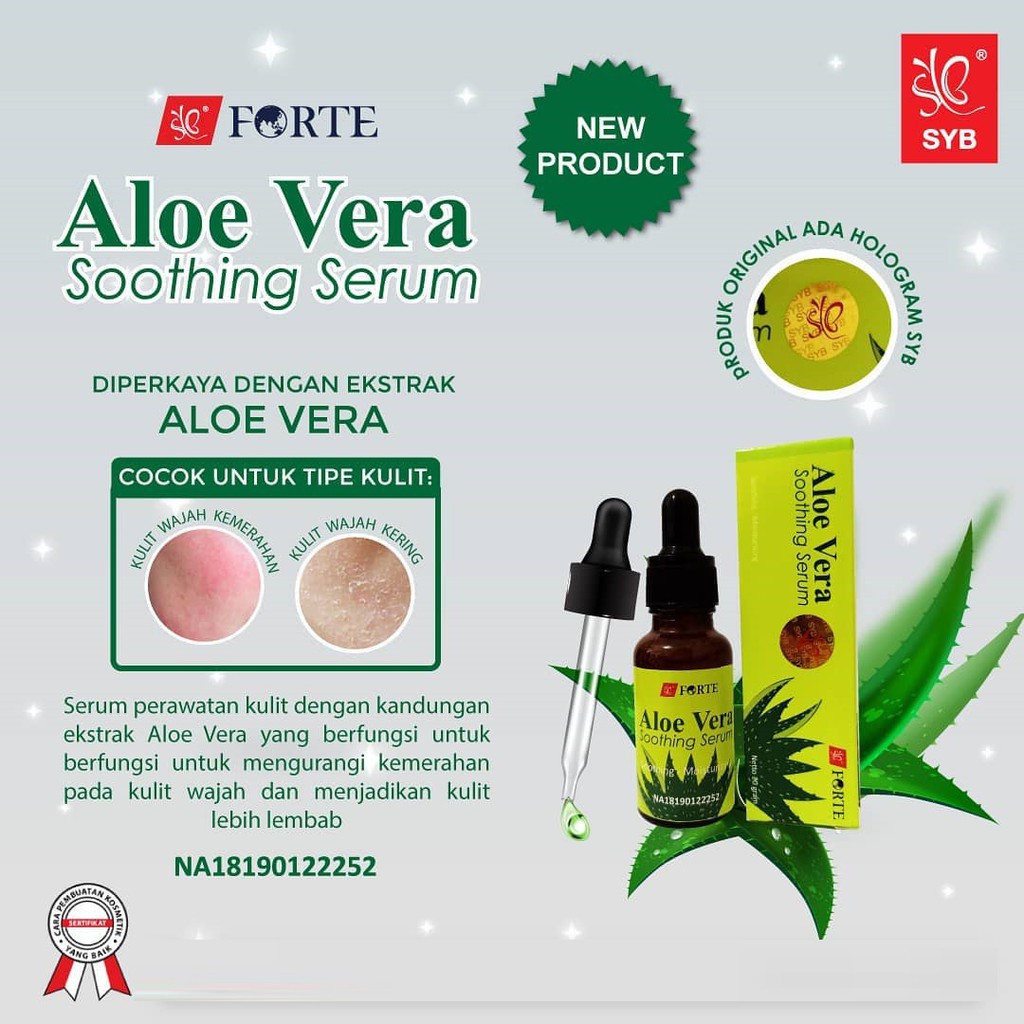 SYB Forte Face Serum RED JELLY | ACNE | VIT C | GOLD | ALOE VERA | VIT C COLLAGEN