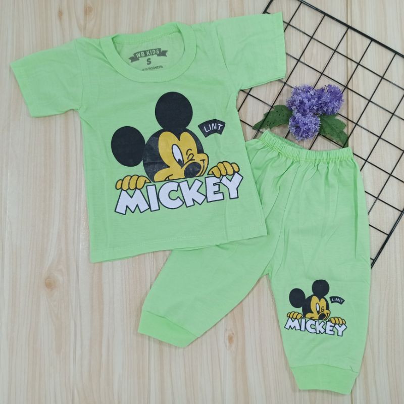 [Ss-1048] Pakaian Anak Unisex 1-3tahun, Playsuit Baju Bermain, Baju Kaos Anak Keren Murah