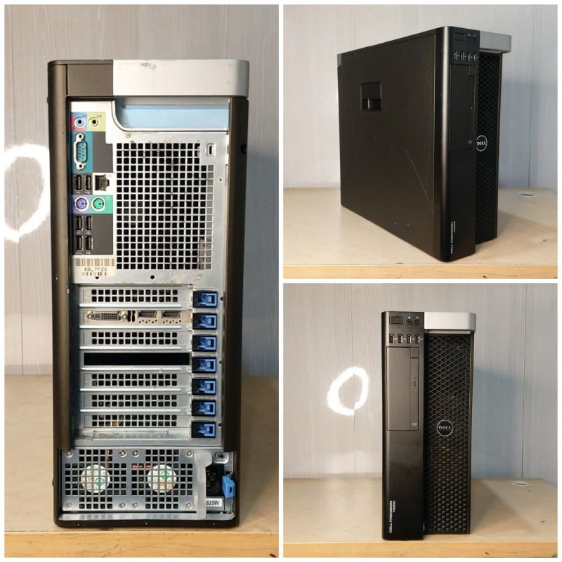 Pc Server Dell Precision T5600Intel Xeon E5-2643o Ram 32Gb Ddr3 Ssd 256 Hdd 500Gb