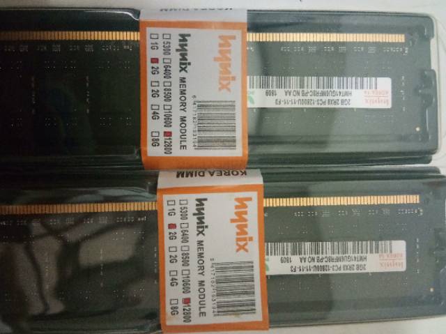 Ram Hynix DDR3 2GB PC12800 - 10600k