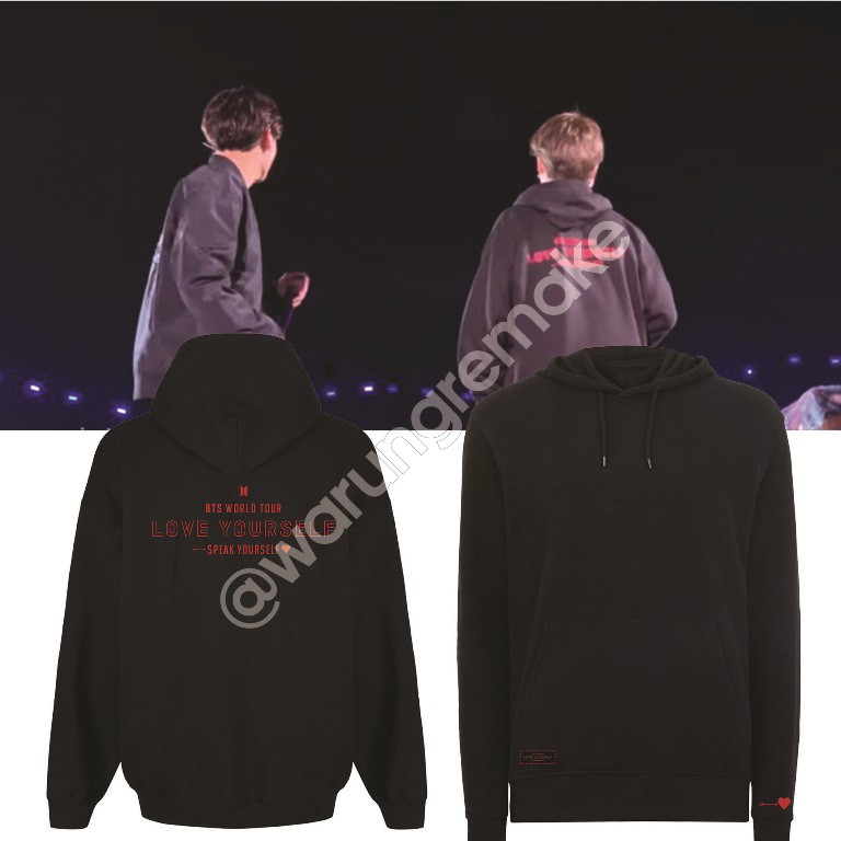 JACKET HOODIE BTS SPEAK YOURSELF WORLD TOUR HOODIE