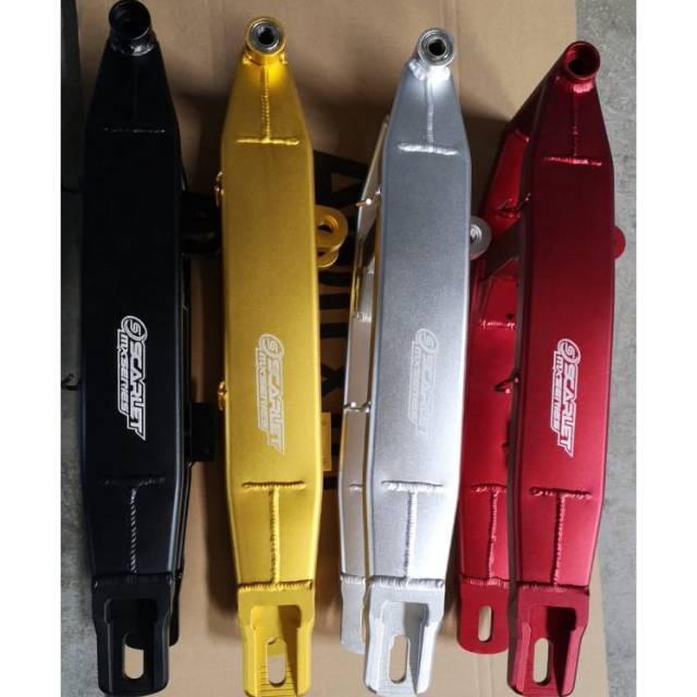 sasis motor kawasaki klx swing arm klx 150 garpu klx 150 scarlet racing