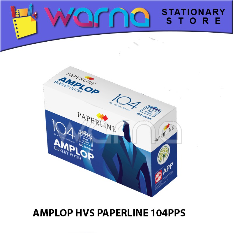 

AMPLOP HVS POLOS PUTIH TANGGUNG PAPERLINE 104 PPS