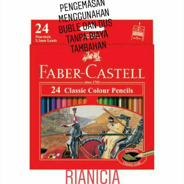 

Pensil gambar faber castell 24 warna