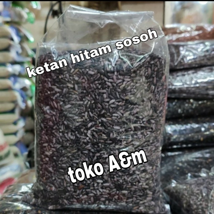 

KETAN-BERAS- BERAS KETAN HITAM 1 KG - KETAN PK/ KILAT -BERAS-KETAN.