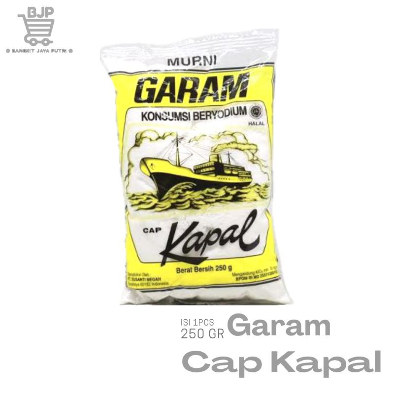 

Garam yodioum cap kapal 250gr