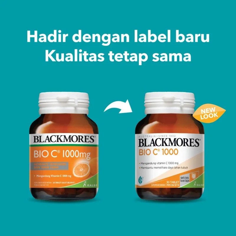 Blackmores Bio C 1000mg 1000 Mg 30 Tablets BPOM KALBE