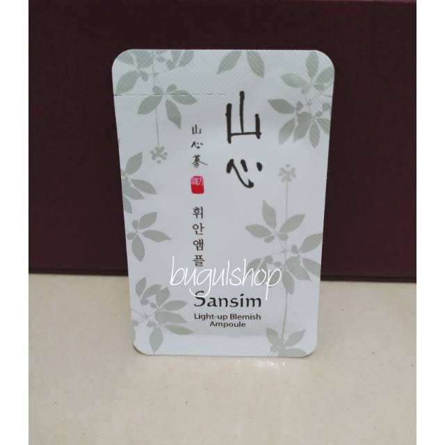 Jutanhak Sansim Light-up Blemish Ampoule & Cream / Serum Wajah & Krim Wajah Jutanhak (Sachet)