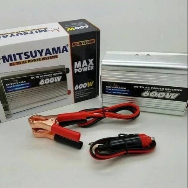 Power Inverter / Perubah Arus Aki DC to AC 600Watt MS-INV600W MITSU