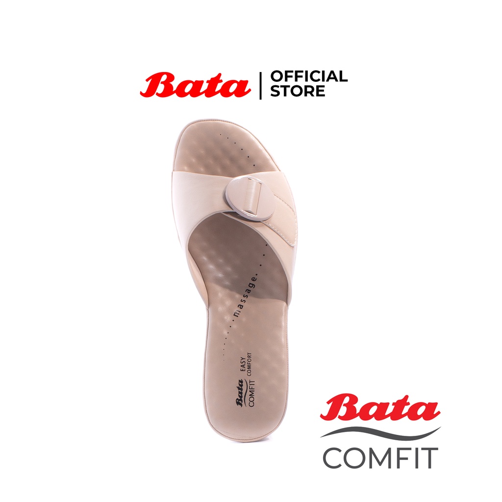 Bata Comfit Sandal Wanita Capriy Beige - 6808016-3