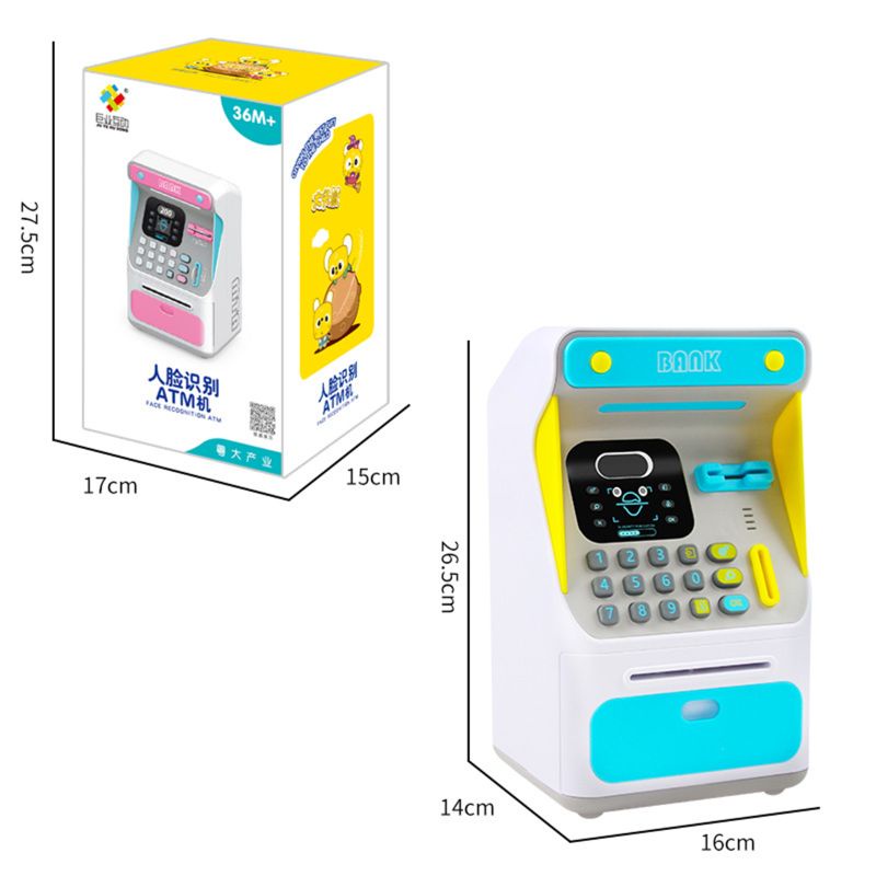 Mary Kids Lovely Electronic Money Bank Piggy Bank Mainan Pelatihan Otak Mainan Keuangan Portabel Mainan ATM Anak Untuk Bermain