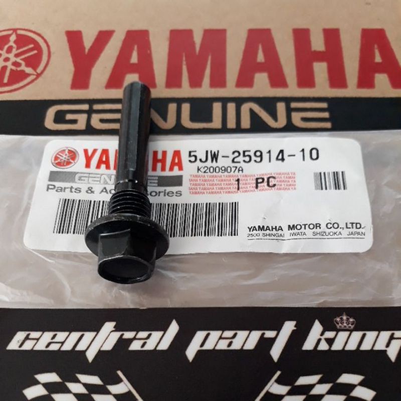 PIN SLIDE, BAUT KALIPER CAKRAM PISTON DUA KEPALA BABI RX KING,SCOPRIO,F1ZR,NOUVO,SCORPIO Z,VEGA R LA
