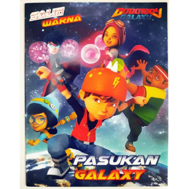 Buku Anak Murah Salin Warna Boboiboy : Pasukan Galaxy