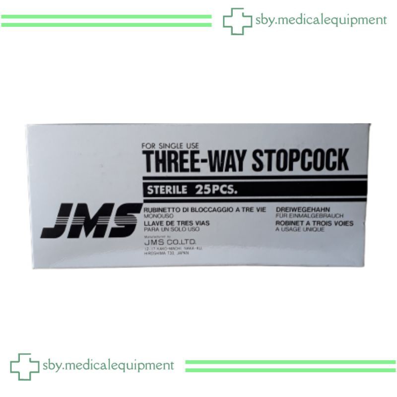 COD 3 Way Stopcock JMS Three Way Stopcock Tanpa Selang JMS