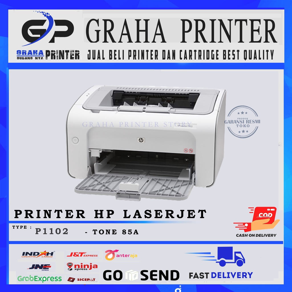 HP Laserjet P1102 Toner 85A Printer Bekas Berkualita