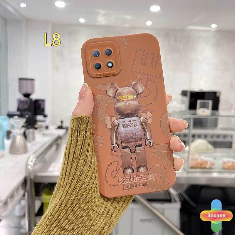 Casing Soft Case Realme C11 2021 C21Y C15 C21 C25 C20 C3 C12 C25S 5 5S 5i C17 7i C1 C25Y C2 C3i 6i C20A realme Narzo 20 10 10A 20A 30A Motif Angel Eyes Robot Bear Soft Back Cover