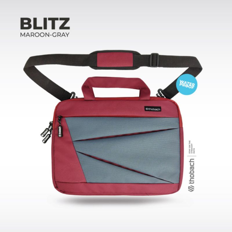 THOBACH-LAPTOP BAG WATERPROOF BLITZ TAS LAPTOP SELEMPANG