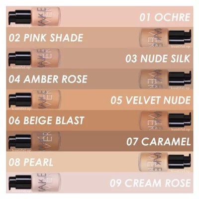 MAKE OVER ULTRA COVER LIQUID MATT FOUNDATION - 33ml