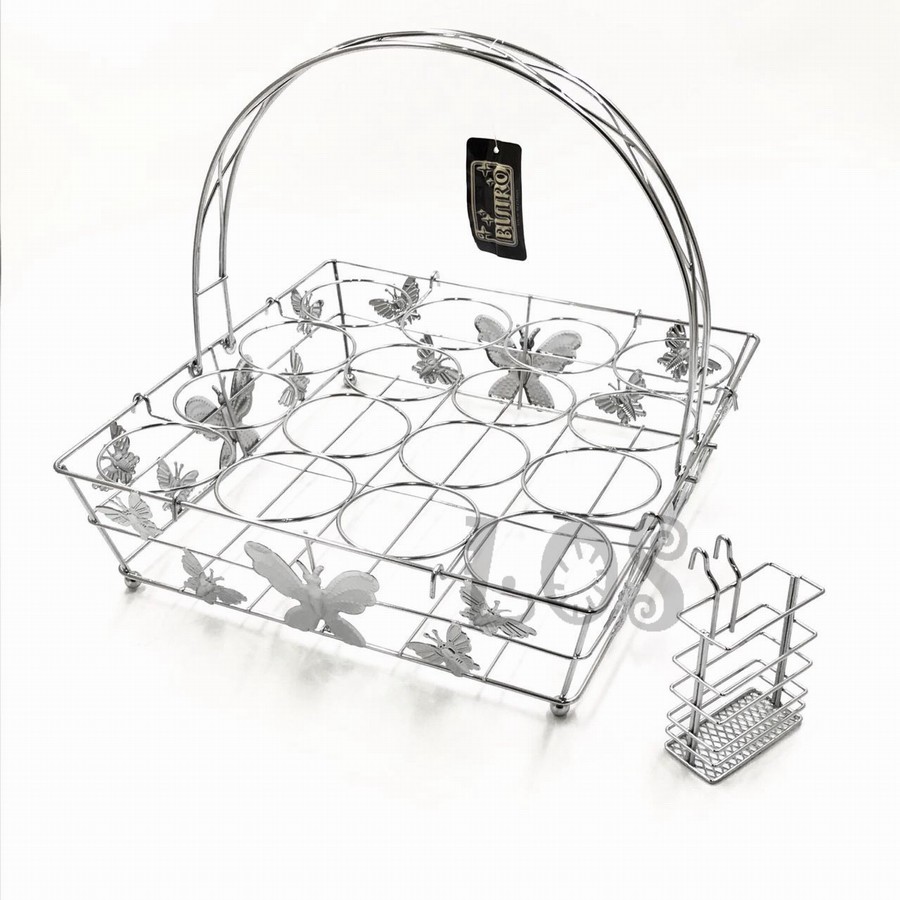 Rak Gelas Aqua Stainless isi 16 lubang BISTRO 00142 00627 Rak Gelas Aqua Stainless isi 16 lubang BISTRO 00142 00627