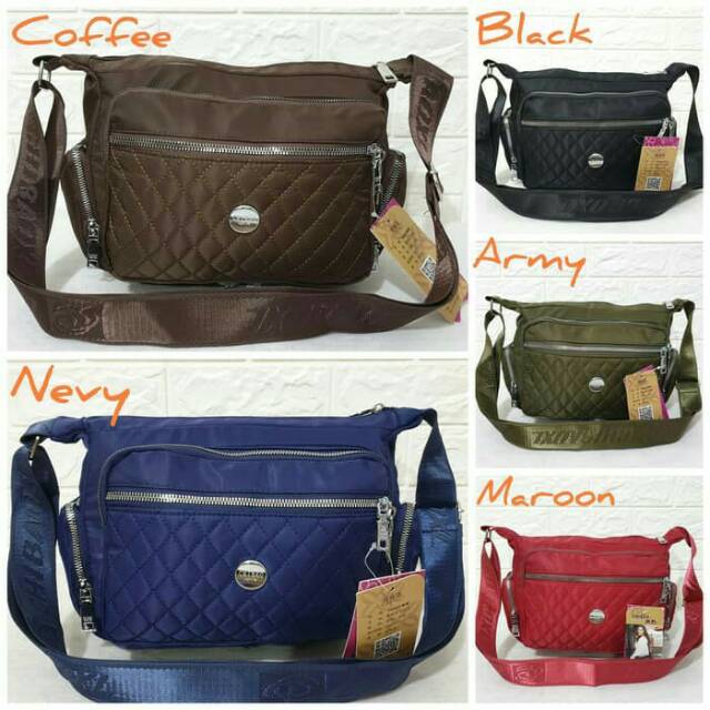 Tas Selempang Wanita CHIBAO Bordir 6ruang