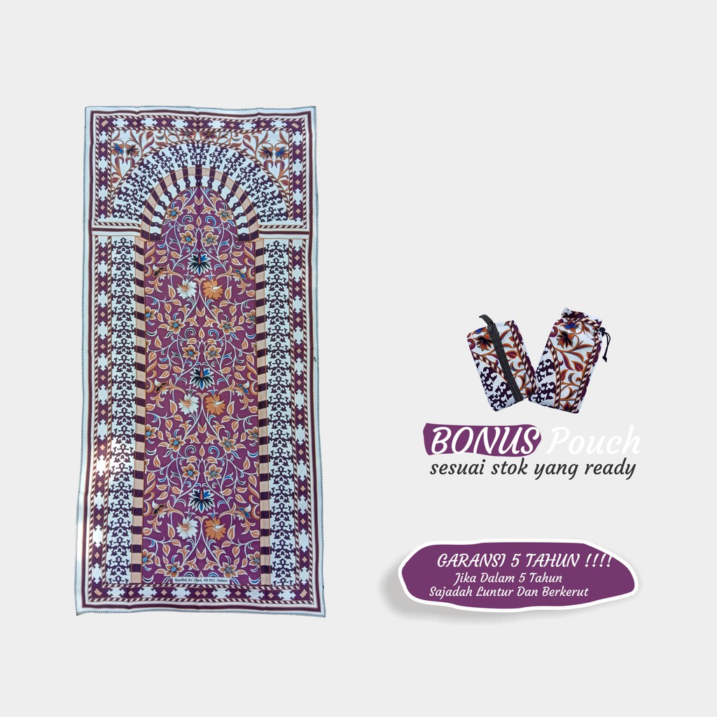 PROMO !!! Sajadah Grosir Murah Sajadah Raudhah Lavender