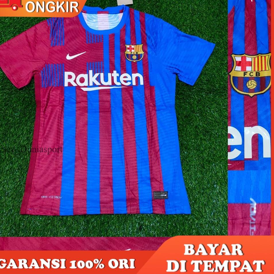 JERSEY HOME BARCELONA PLAYER ISSUE VAPORKNIT 2021 / 2022 GRADE ORIGINAL IMPORT JERSEY BARCA ✉➾ ➭