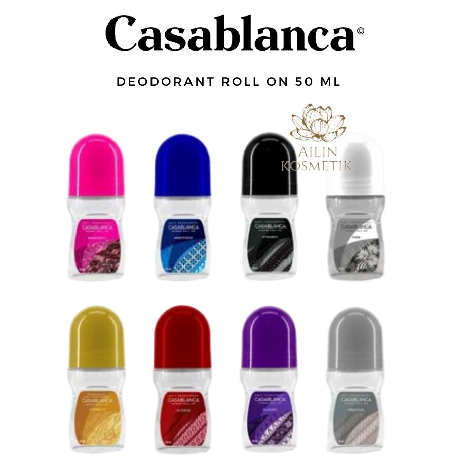 Casablanca Deodorant Roll On 50 ML | Deodorant by AILIN