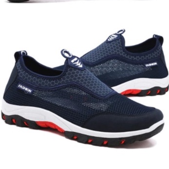 Sepatu Sneakers Pria Wanita Slip On Running Outdoor Santai