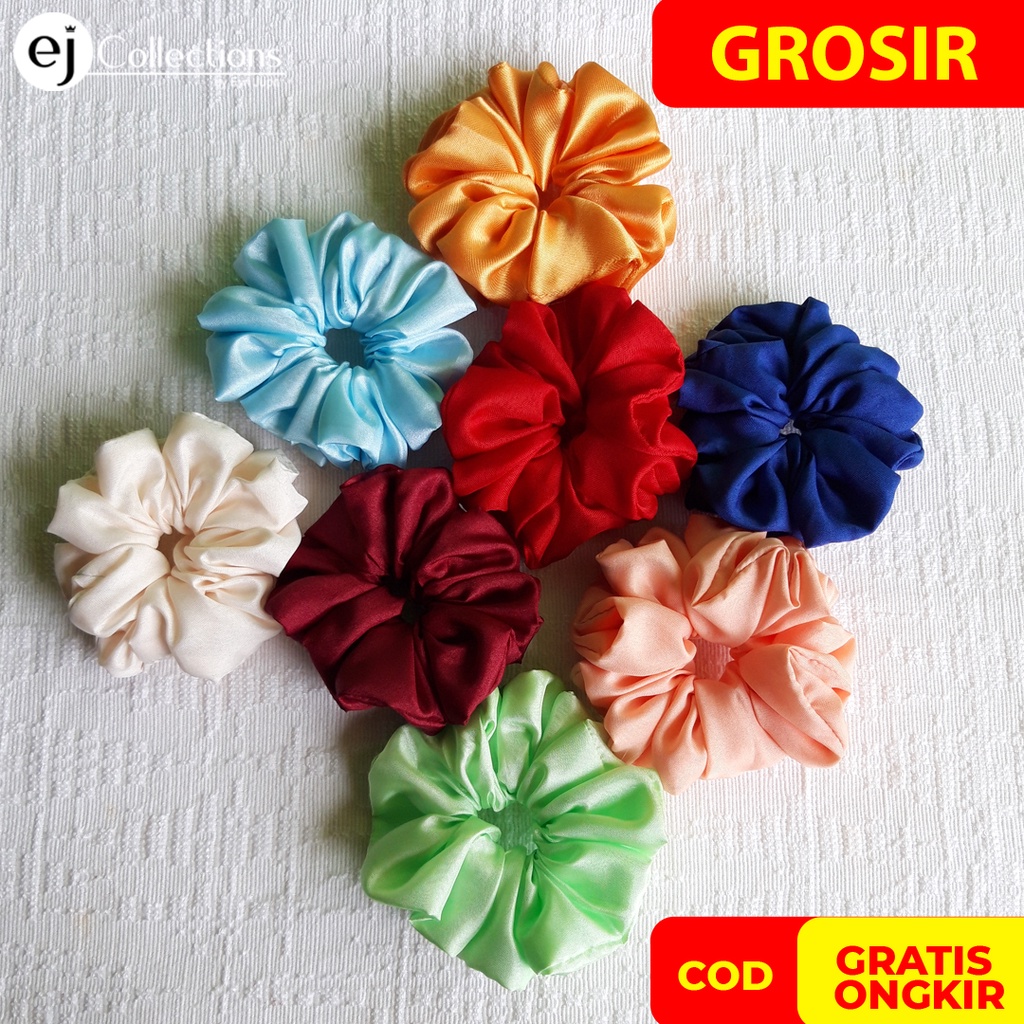 Scrunchie Ikat Rambut Gaya Korea Handmade EJ Collections