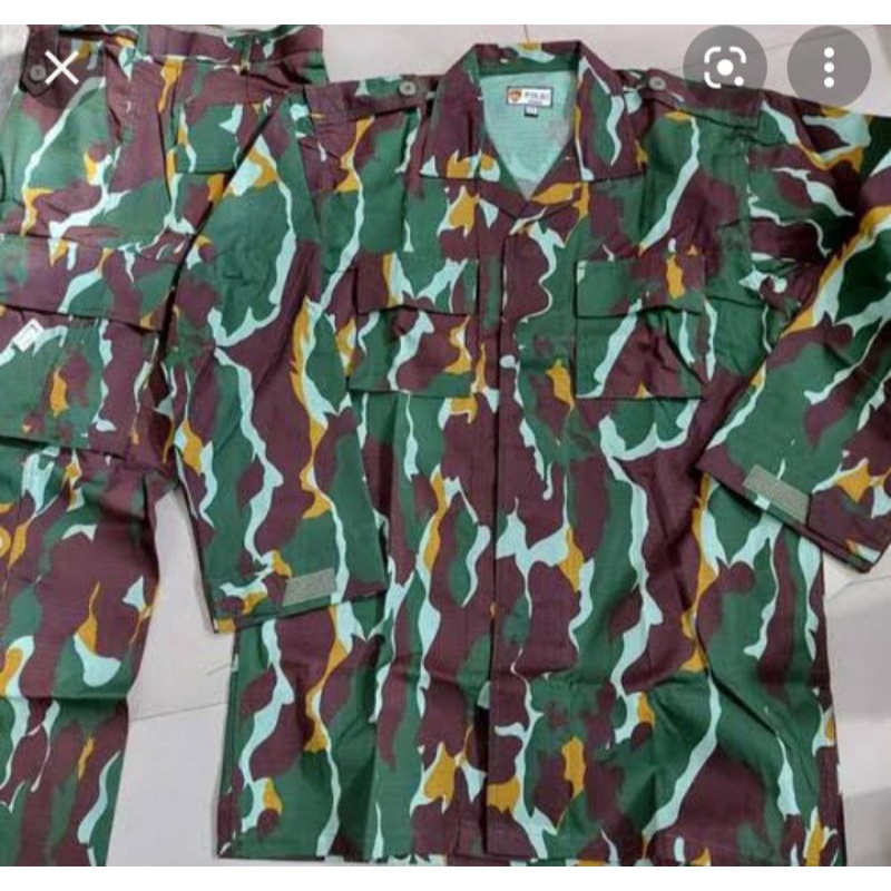 baju pdl loreng jatah Brimob kuwalitas original