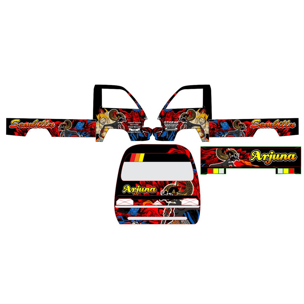

Decal Stiker SS motif Arjuna