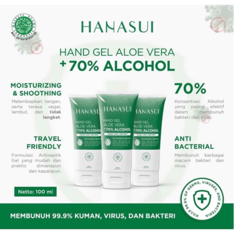 HANASUI HAND GEL ALOE VERA