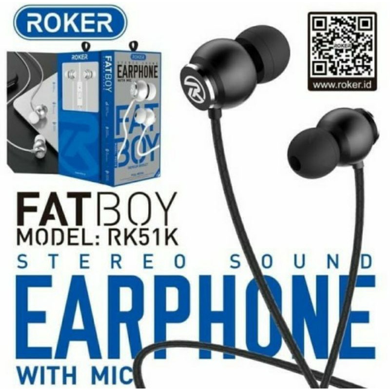 HEADSET / HANDSFREE / HF ROKER FATBOY RK51K