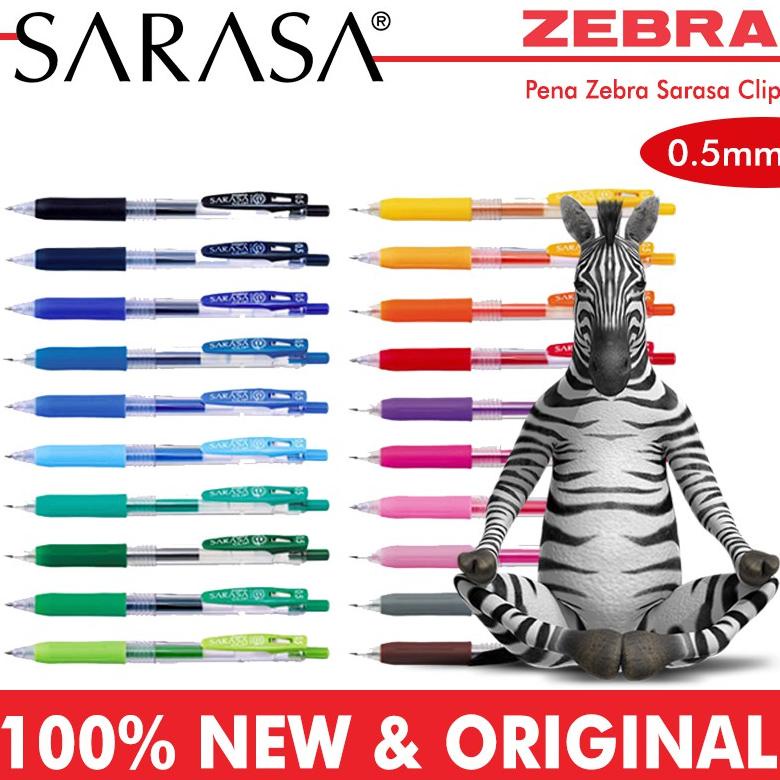 

[(BAYAR DITEMPAT) Pena Gel Zebra Sarasa clip 0.5 mm