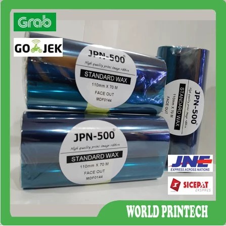 

RIBBON Barcode JPN-500 110 mm x 70 m standar wax