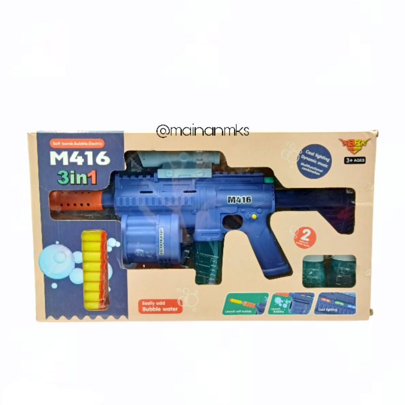 SOFT BOMB BUBBLE ELECTRIC M416 3IN1