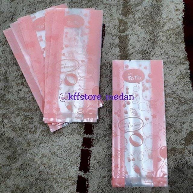 

Kantong Packaging Biscuit Pink isi 10 lembar