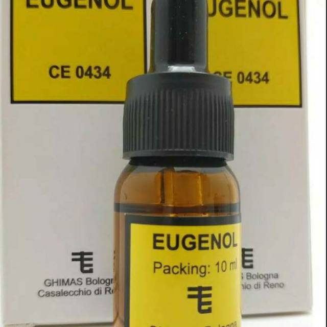 EUGENOL Ghimas 10ml Minyak cengkeh Eugenol Bahan Obat Gigi