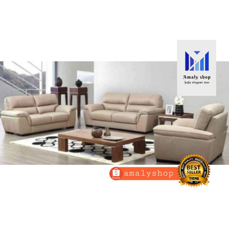 Sofa Kulit 221 Terbaru Sofa Minimalis Kursi Jati Kualitas Premium Kursi Ruang Tamu Super Mewah