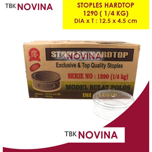 STOPLES KUE 250gram TOPLES BULAT HARDTOP 1290  ( 1/4kg) / unity 302