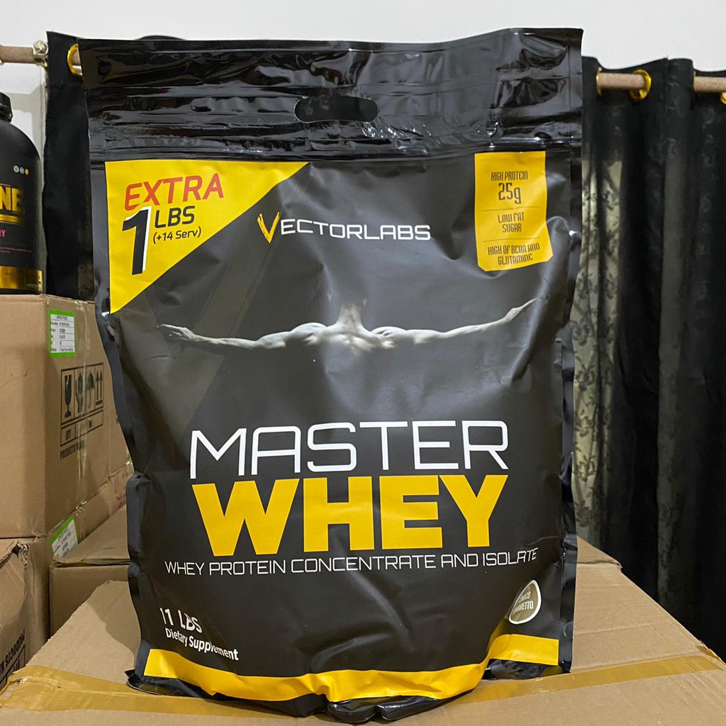 Vectorlabs Masterwhey 10lb 10lbs Whey Protein Concentrate Isolate Vector labs Master Whey