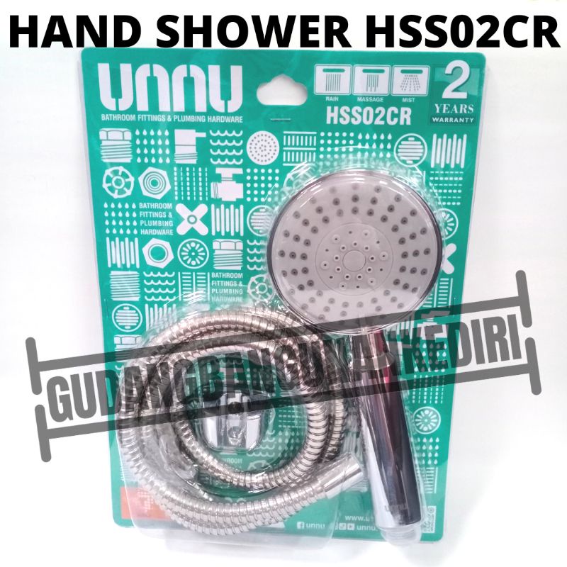 shower mandi besar hand shower unnu HSS02CR