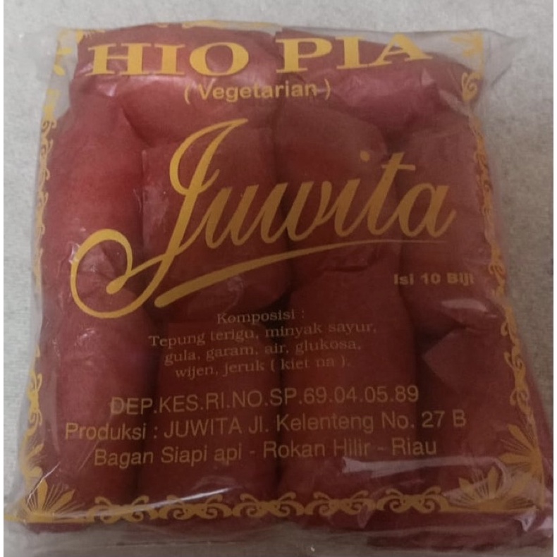 

Hio Pia Vegetarian Yang Isi Dalam Nya Manisan original Merupakan Makanan