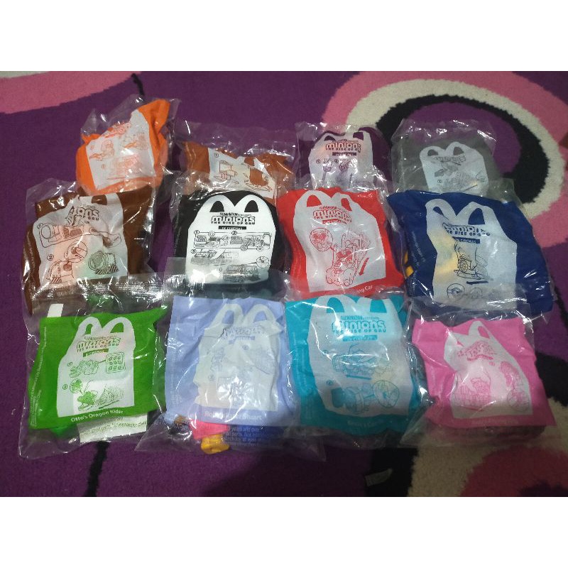 Happy Meal Minions: Rise of Gru Fullset (sealed)