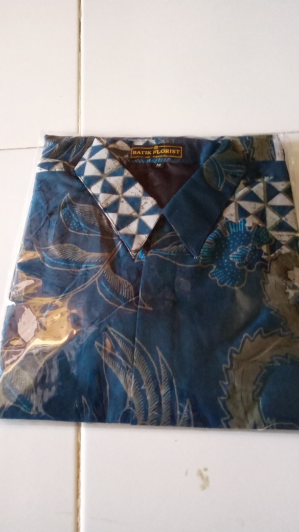 Sumitro Pendek Kemeja Batik Pria Bahan Katun Sragenan