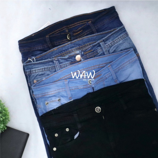 Jeans Wanita Panjang /Soft Jeans Skinny size 27 - 38 [PREMIUM QUALITY]