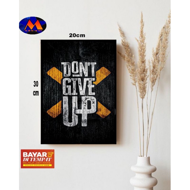 HIASAN DINDING TEMA QUOTES/POSTER KAYU QUOTE BIJAK/HIASAN DINDING KATA KATA BIJAK/WALLDECOR