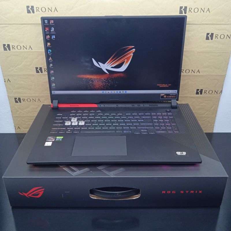 Laptop Gaming ASUS ROG Strix G713 AMD Ryzen 7 5800H 16GB SSD 512GB RTX 3050