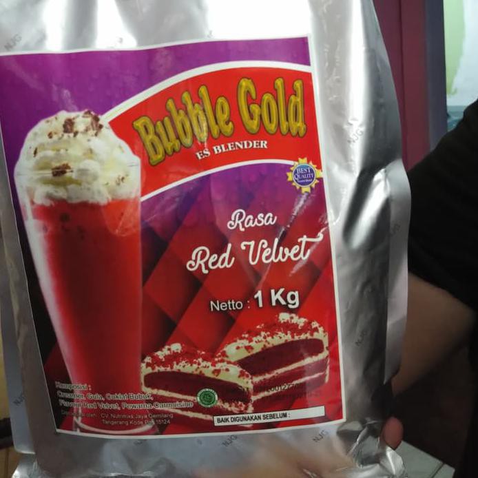 

BUBBLE GOLD TERMURAH RED VELVET 1KG
